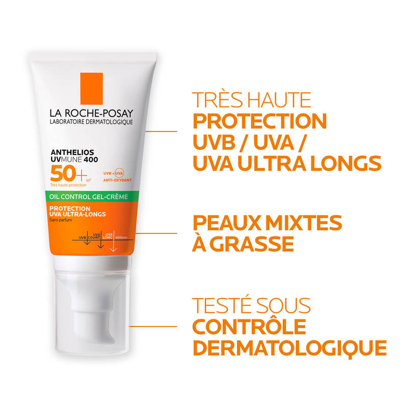 La Roche-Posay Anthelios Uvmune 400 Oil Control Gel Crème Invisible SPF50+